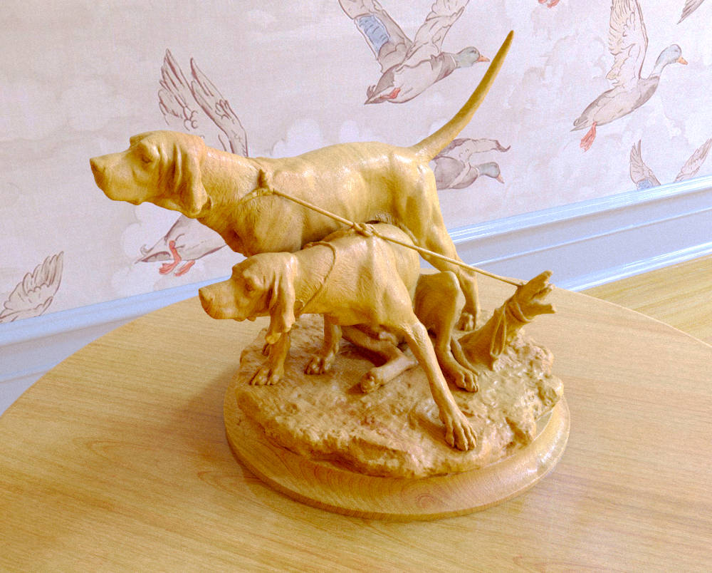 Innenraum 3d Rendering Visualisierung 3dscan Hunde Holzshader