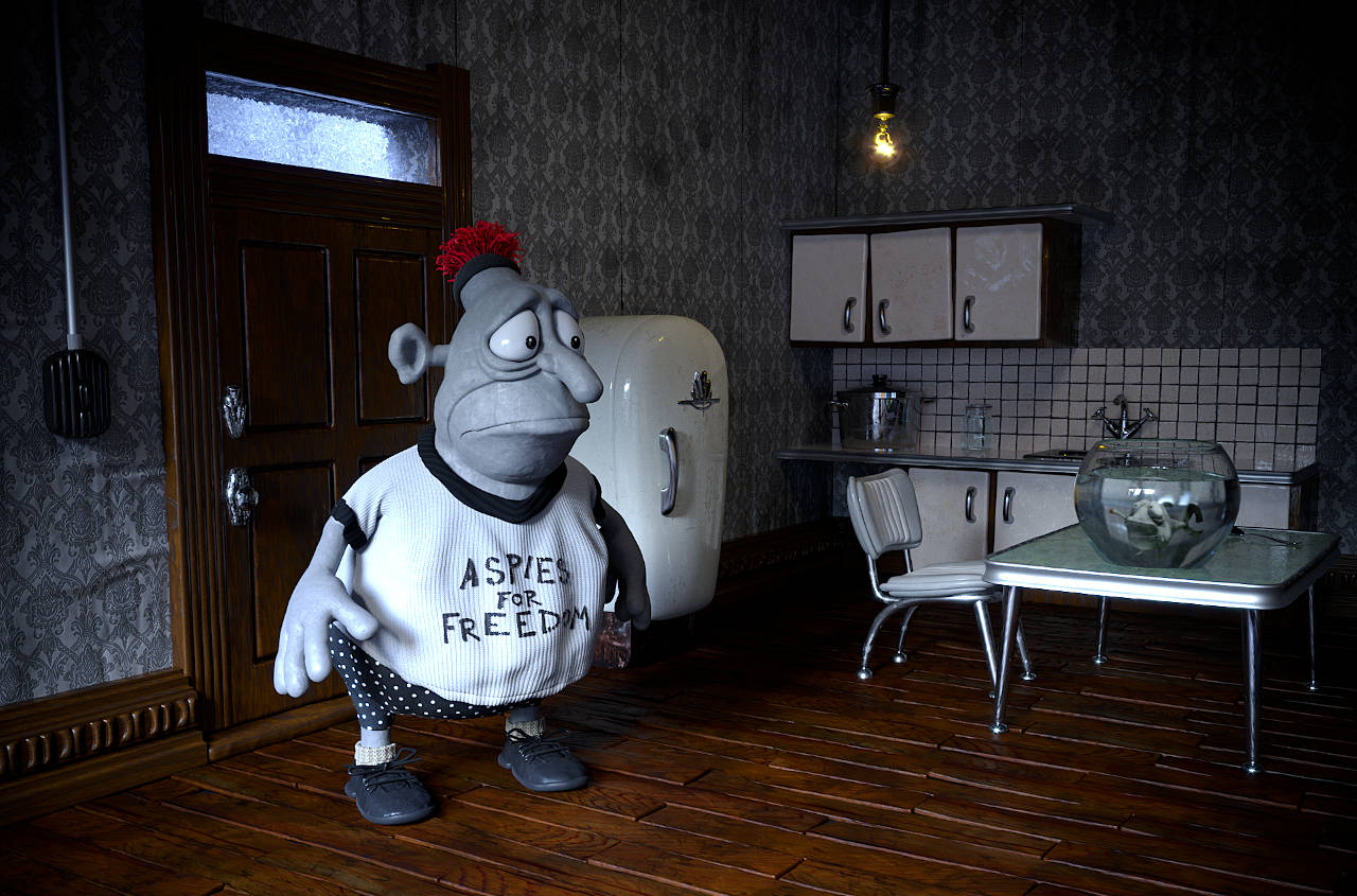 Architecture Innenraum 3d Rendering Visualisierung Miniatur