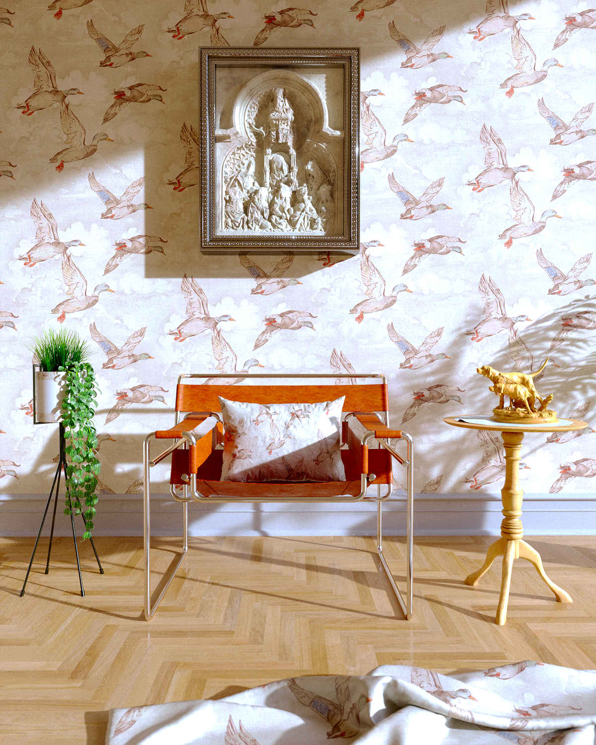 Innenraumarchitektur 3d Rendering Wassily chair