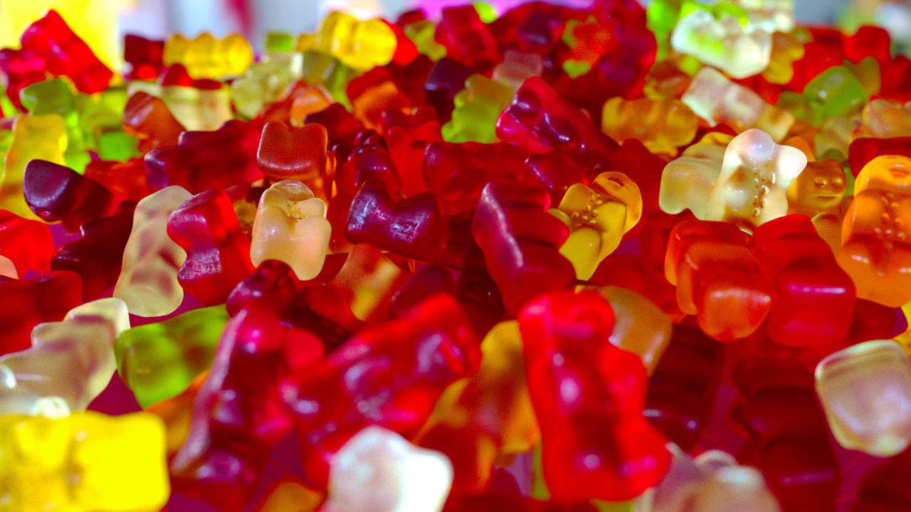 Food Baeren Volumenmaterial Modelling Dynamics