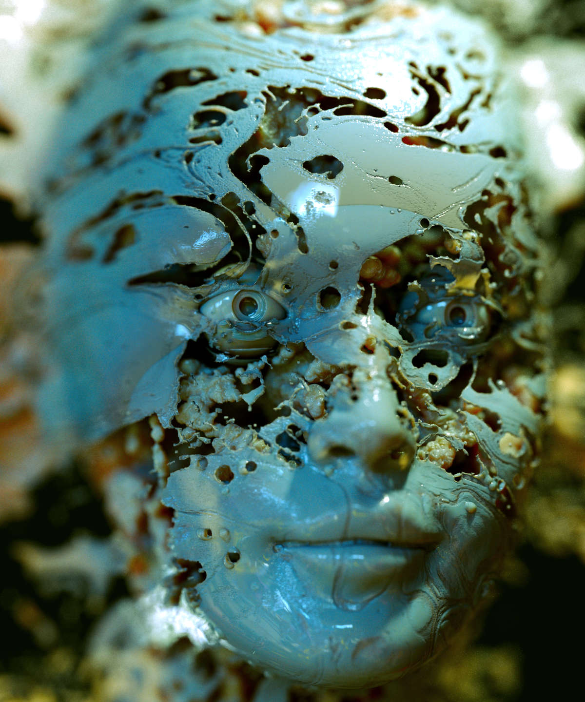 Others Abstraktion Frau 3d Displacement Fields VDB