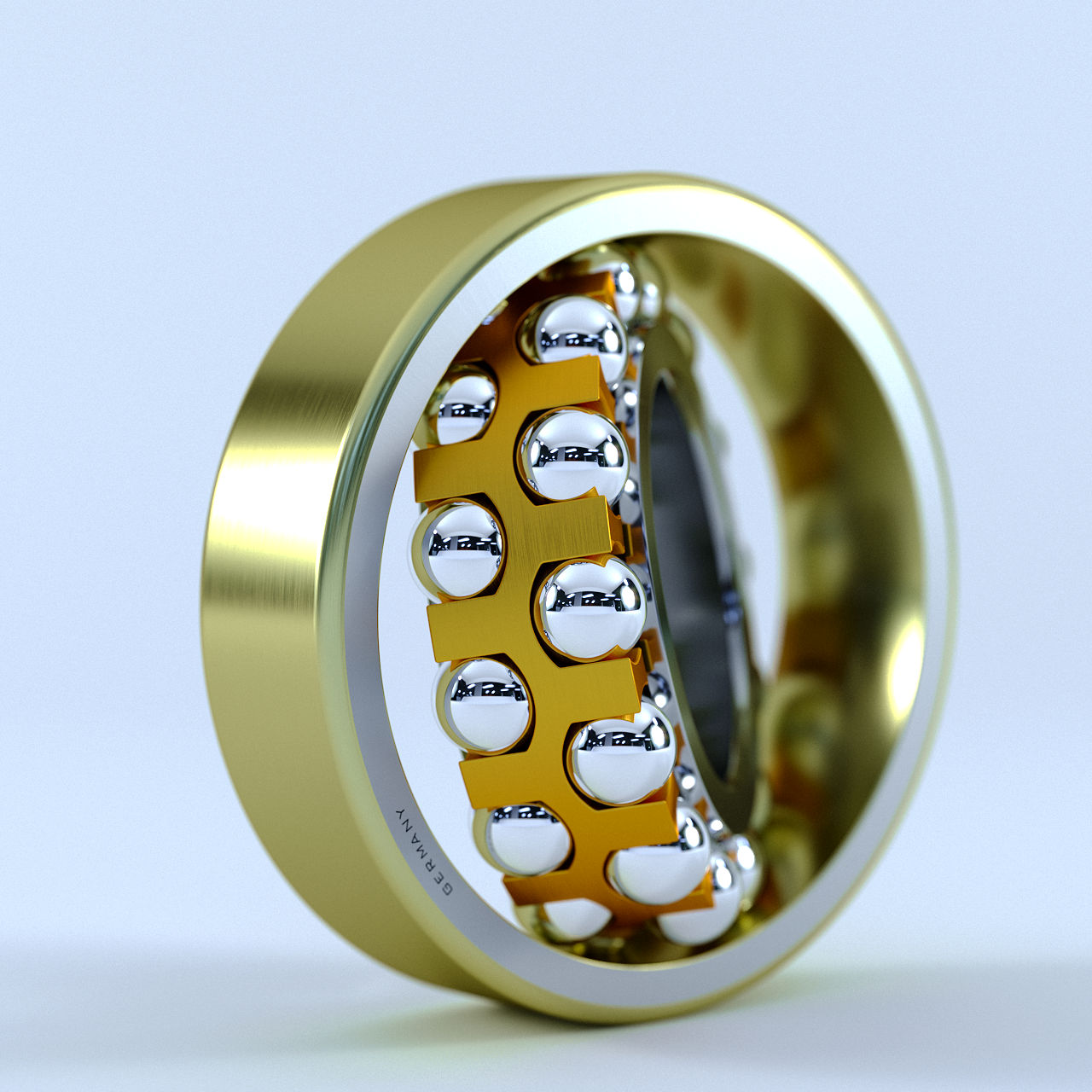 Kugellager Wälzlager Industrie Produktvisualisierung Modelling Metallshader