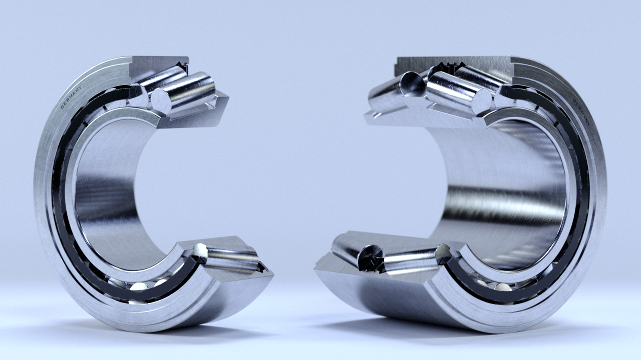 Kegelrollenlager Industrie Produktvisualisierung scratches Metall